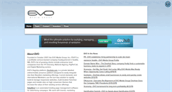 Desktop Screenshot of evomediagroup.com
